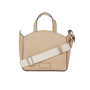 241W3069_735-01 K/Circle Small Tote Μπεζ Διάτρητη Τσάντα KARL LAGERFELD