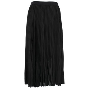 245W1201_999-01 Midi Μαύρη Πλισέ Φούστα KARL LAGERFELD