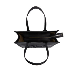245W3091_999-02 K/Skuare Large Tote Grainy Μαύρη Τσάντα KARL LAGERFELD