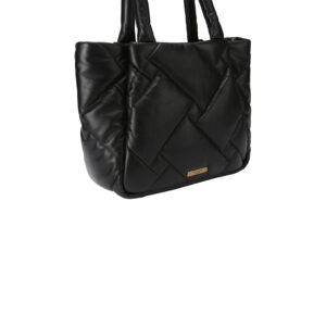 2737200109-01 Kensington Medium Shopper Puff Μαύρη Τσάντα KURT GEIGER