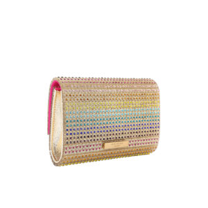 2746669999-01 Party Eagle Clutch Χρυσό Τσαντάκι Με Στρας KURT GEIGER