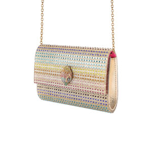 2746669999-02 Party Eagle Clutch Χρυσό Τσαντάκι Με Στρας KURT GEIGER