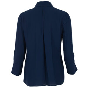 CA09146E2_B75-01 Μπλε Πουκάμισο Με Κεντημένο Logo ELISABETTA FRANCHI