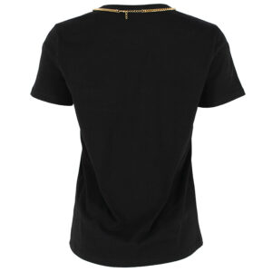 MA00946E2_110-01 Μαύρο T-Shirt Με Κολιέ Αλυσίδα ELISABETTA FRANCHI