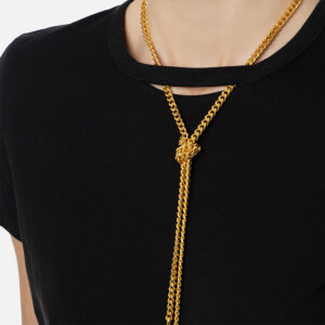 MA00946E2_110-mdl2 Μαύρο T-Shirt Με Κολιέ Αλυσίδα ELISABETTA FRANCHI