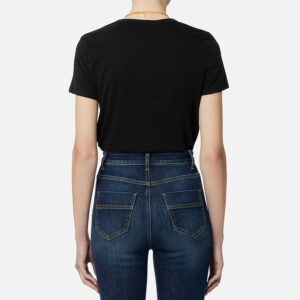MA00946E2_110-mdl3 Μαύρο T-Shirt Με Κολιέ Αλυσίδα ELISABETTA FRANCHI
