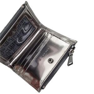 0587264109-02 Mini Purse Kensington Ασημί Πορτοφόλι KURT GEIGER