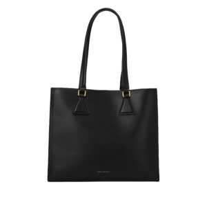 245W3046_999-01 K/Lock Soft Medium Tote Μαύρη Τσάντα KARL LAGERFELD