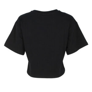 242TP2521_00006-01 Μαύρο T-Shirt Με Logo TWINSET