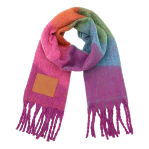 9427290979-00 Yarndye Μωβ Πολύχρωμο Κασκόλ KURT GEIGER