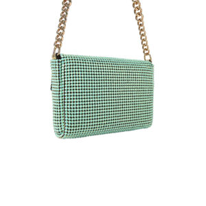 0593773999-01 Small Party Shoulder Λαχανί Τσάντα Με Στρας KURT GEIGER