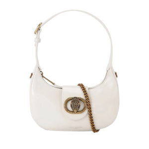 3601141309-00 Small Chelsey Hobo Άσπρη Τσάντα Μισοφέγγαρο KURT GEIGER