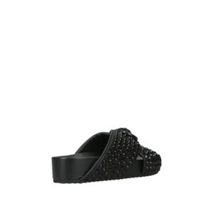 3973109609-02 Chelsey Cross Strap Drench Μαύρη Παντόφλα KURT GEIGER