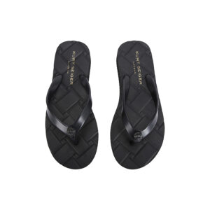 8915300979-03 Kensington Q Flip-Flop Μαύρη Σαγιονάρα KURT GEIGER