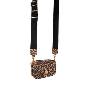 9078939289-02 Kensington Small Camera Bag Καφέ Εμπριμέ Τσάντα KURT GEIGER
