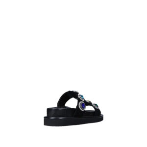 9107100209-02 Orson Crystal Sandal Μαύρα Σανδάλια Με Στρας KURT GEIGER