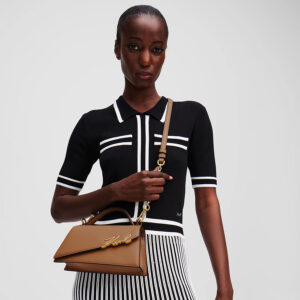 A1W30458_1KW-mdl1 K/Signature Slim CB Καφέ Τσάντα KARL LAGERFELD