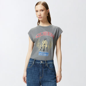 104603A2DA_I63-mdl1 Marrakech Γκρι T-Shirt Με Στάμπα pinko