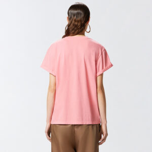 104605A2D1_N55-mdl3 Torcetti Ροζ T-Shirt Με Logo pinko
