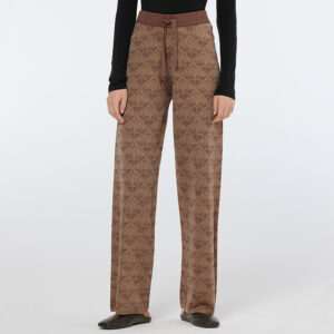 179560_281-mdl2 MAISON SCOTCH Καφέ Φαρδύ Παντελόνι Λούρεξ