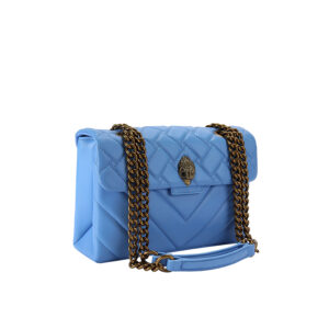 3586282109-02 Leather Kensington Bag Μπλε Τσάντα KURT GEIGER