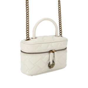4375141109-02 Mini Kensington Vanity XB Άσπρη Τσάντα KURT GEIGER
