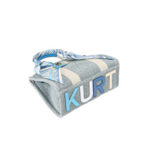 9544586999-02 Small Southbank Tote Γαλάζια Τσάντα KURT GEIGER