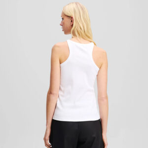 A2W17107_100-mdl3 Άσπρο Φανελάκι Με Logo KARL LAGERFELD