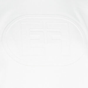 MD00551E2_360-02 Άσπρη Μπλούζα Φούτερ Με Logo ELISABETTA FRANCHI
