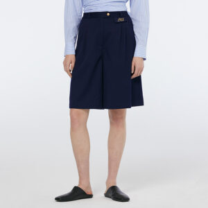 179570_410-mdl2 MAISON SCOTCH Μπλε Φαρδιά Βερμούδα