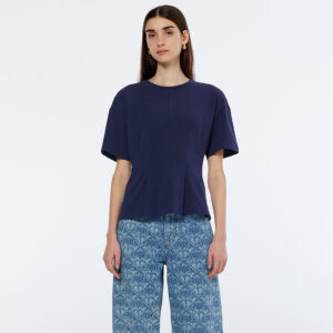 179625_410-mdl1 Μπλε Μεσάτη Μπλούζα MAISON SCOTCH