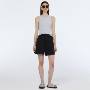180207_001-mdl2 Μαύρο Παντελόνι Σορτς MAISON SCOTCH