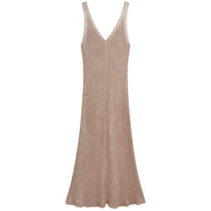 280635_GLD-00 Alarnaa Maxi Χρυσό Φόρεμα Λούρεξ TED BAKER