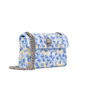 8671186999-02 Sequins Mini Kensington Γαλάζια Τσάντα KURT GEIGER