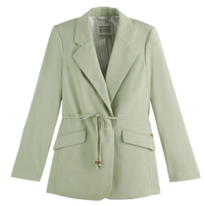 U9G00689T_357-00 Λαχανί Φαρδύ Σακάκι Με Ζώνη MAISON SCOTCH and soda