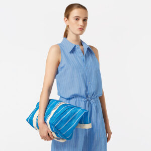 ULN00624M_426-mdl2 Μπλε Ριγέ Άνετη Ολόσωμη Φόρμα MAISON SCOTCH and soda