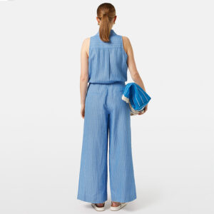 ULN00624M_426-mdl3 Μπλε Ριγέ Άνετη Ολόσωμη Φόρμα MAISON SCOTCH and soda