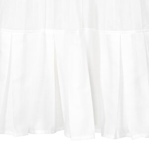 M5EX04_00791-02 Άσπρο Πλισέ T-Shirt MEIMEIJ