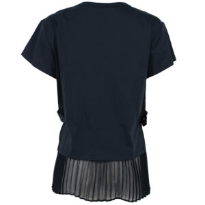 M5EX20_00299-01 Μπλε T-Shirt Με Πλισέ Πέπλουμ MEIMEIJ
