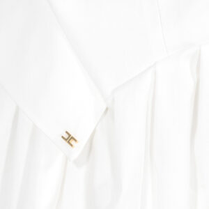 AB75252E2_360-02 Midi Άσπρο Φόρεμα Cocktail ELISABETTA FRANCHI