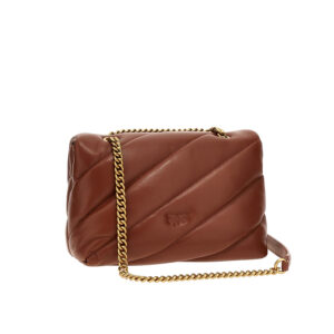 100038A0F2_L84Q-01 Love Classic Puff Καφέ Τσάντα PINKO
