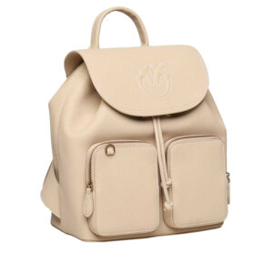 104351A1LF_C50Q-02 Carrie Backpack Μπεζ Σακίδιο PINKO