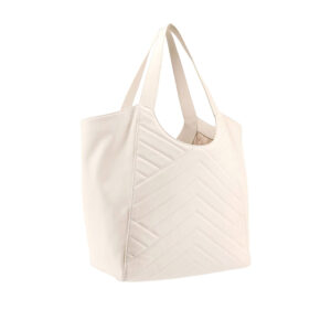 104536A2AO_Z14Q-01 Puzzle Tote Bag Fiore Άσπρη Τσάντα PINKO