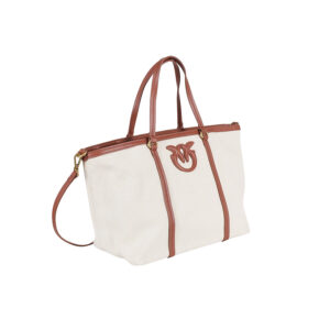 104714A2G2_CL1Q-02 Miranda Shopper Classic Εκρού Τσάντα PINKO
