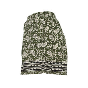 LE251EVA_2965-02 Eva Paisley Khaki Χακί Παντελόνι Σορτς LARA ETHNICS