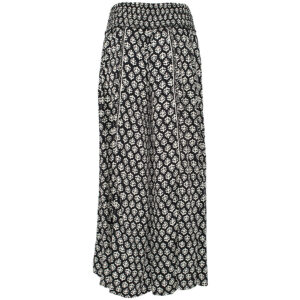 LE251LAGUNA_2940-01 Laguna Indian Black Μαύρη Παντελόνα LARA ETHNICS