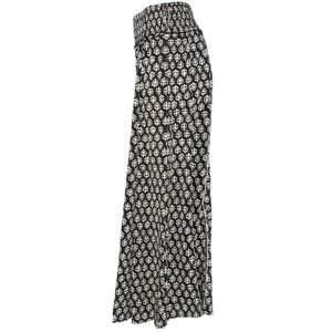 LE251LAGUNA_2940-02 Laguna Indian Black Μαύρη Παντελόνα LARA ETHNICS