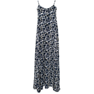 LE251SOPHIA_2945-00 Sophia Paradise Indigo Μακρύ Μπλε Φόρεμα LARA ETHNICS