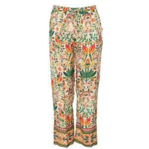LE251YOGA_2964-00 Yoga Parrot Multicolor Εμπριμέ Παντελόνι LARA ETHNICS