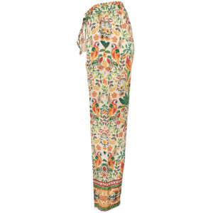 LE251YOGA_2964-02 Yoga Parrot Multicolor Εμπριμέ Παντελόνι LARA ETHNICS
